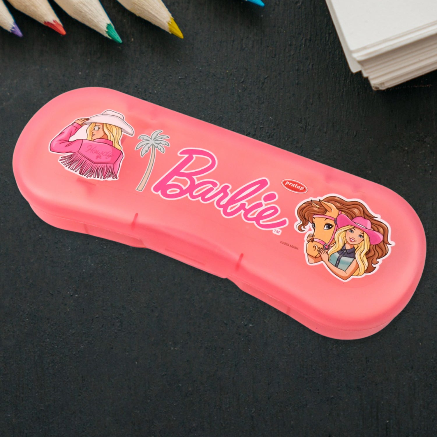 Cute Cartoon Printed Plastic Compass Box For Kids (1 Pc) Cute Cartoon Printed Plastic Compass Box For Kids (1 Pc)